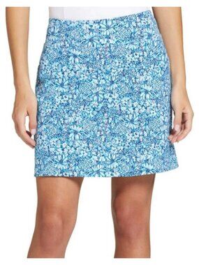 LILLY PULITZER Women's 17” Monica Golf Skort Sz 10 Lilly Blue Print